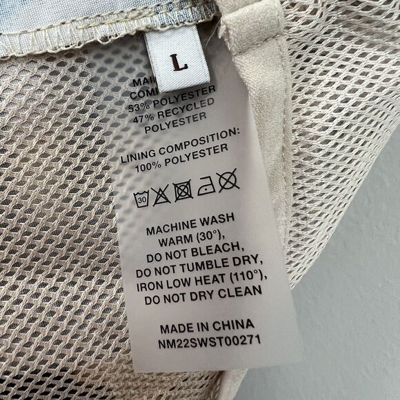 Nanushka Kenan Hand-Painted Abstract Animal Swim Shorts Mens Size L - Picture 7 of 13